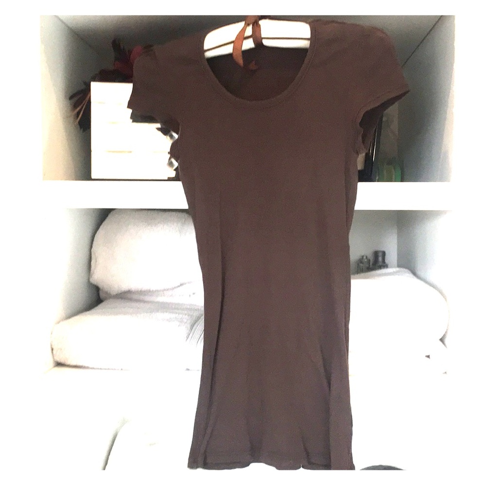 Cotton T-shirt fits like a small